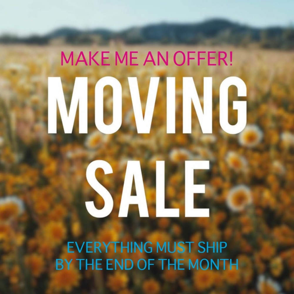 moving sale!